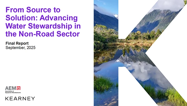 From Source to Solution: Advancing Water Stewardship in the Non-Road Sector